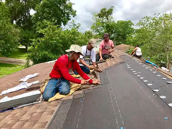 Brazosport Roofing, LLC Roofers installing a new roof